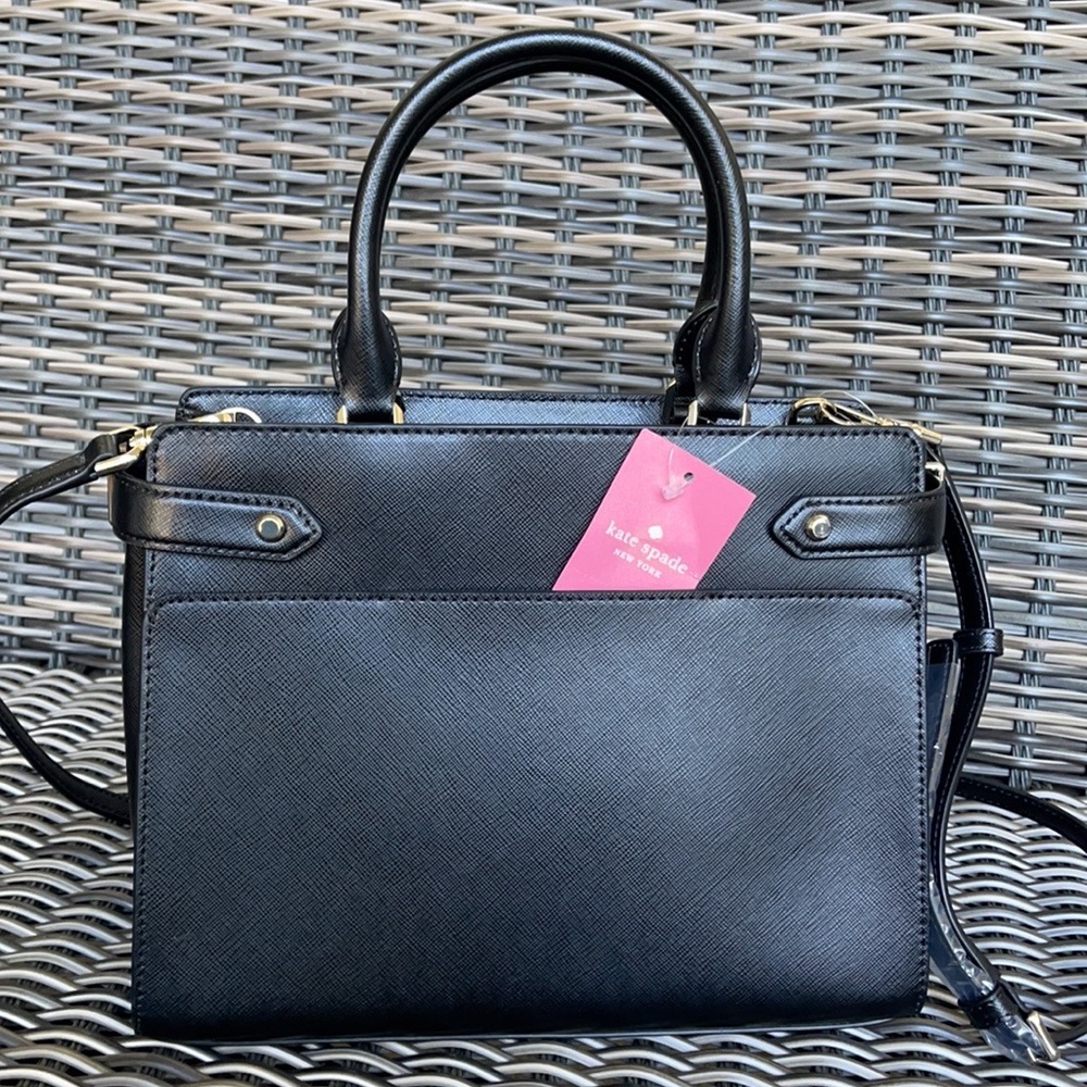 Kate Spade Staci Medium Satchel Black - Picture 16 of 16